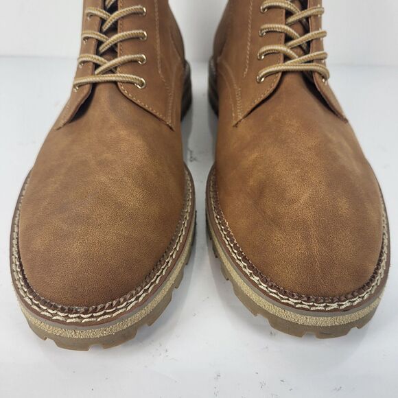 Madden Men's M-elvann Combat Boot Tan Brown Size 12 - Picture 4 of 14